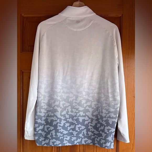 Peter Millar Perth Dip Dye Camo Performance Quarter-Zip Golf M. - Picture 5 of 9